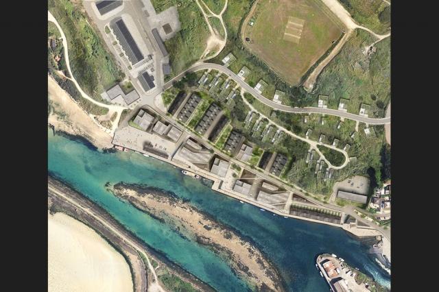 THIRD PHASE: Hayle north quay masterplan May 2018  Source:fcbstudios